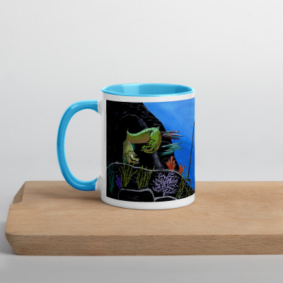 Guardians painting Mug with Color Inside
