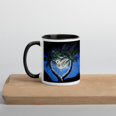 Maui Moon Mug with Color Inside