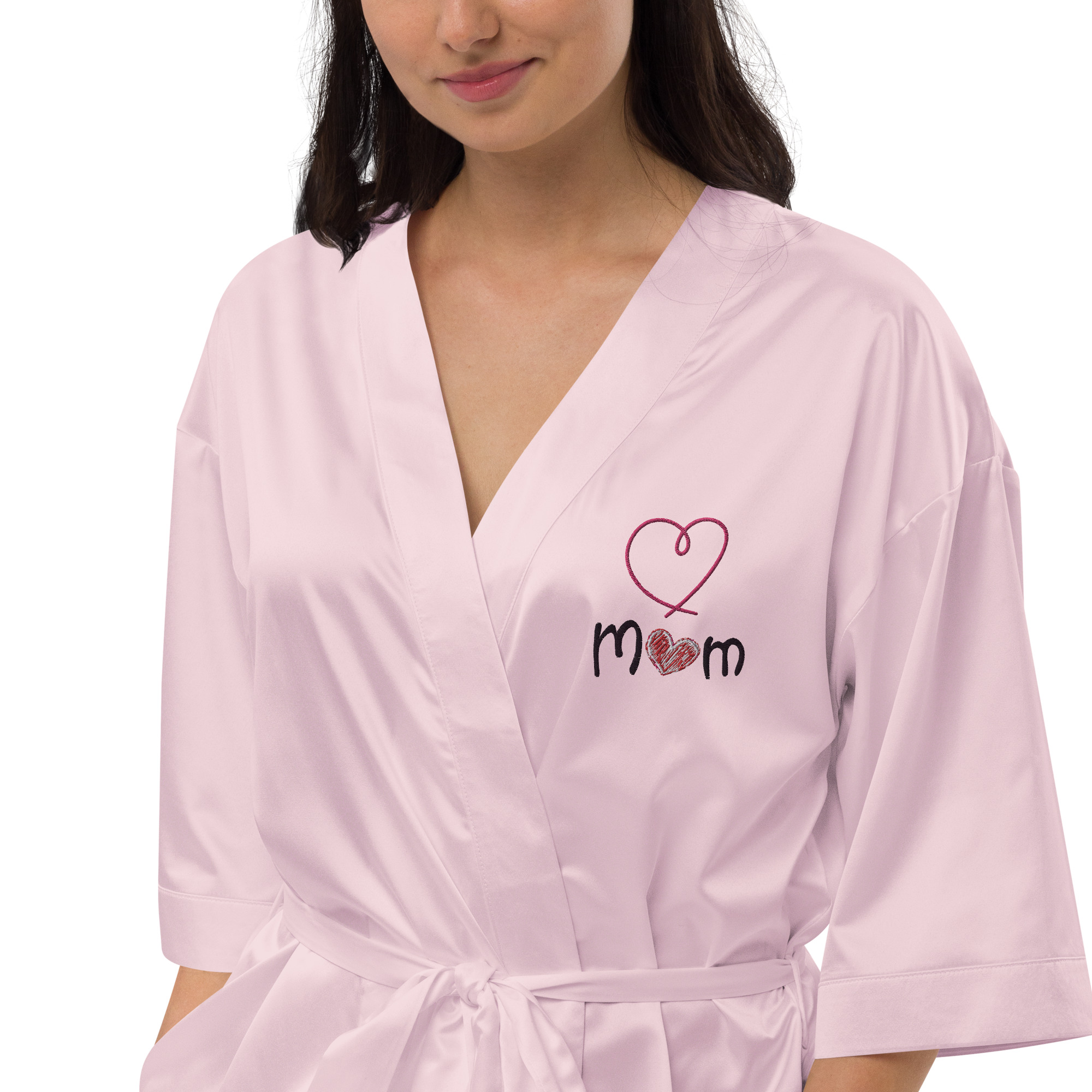 Love Mom - Satin robe