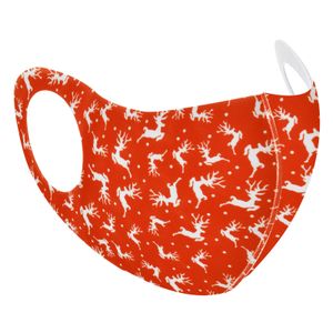 PMS-Adult Washable Reusable Christmas Printed Face Mask