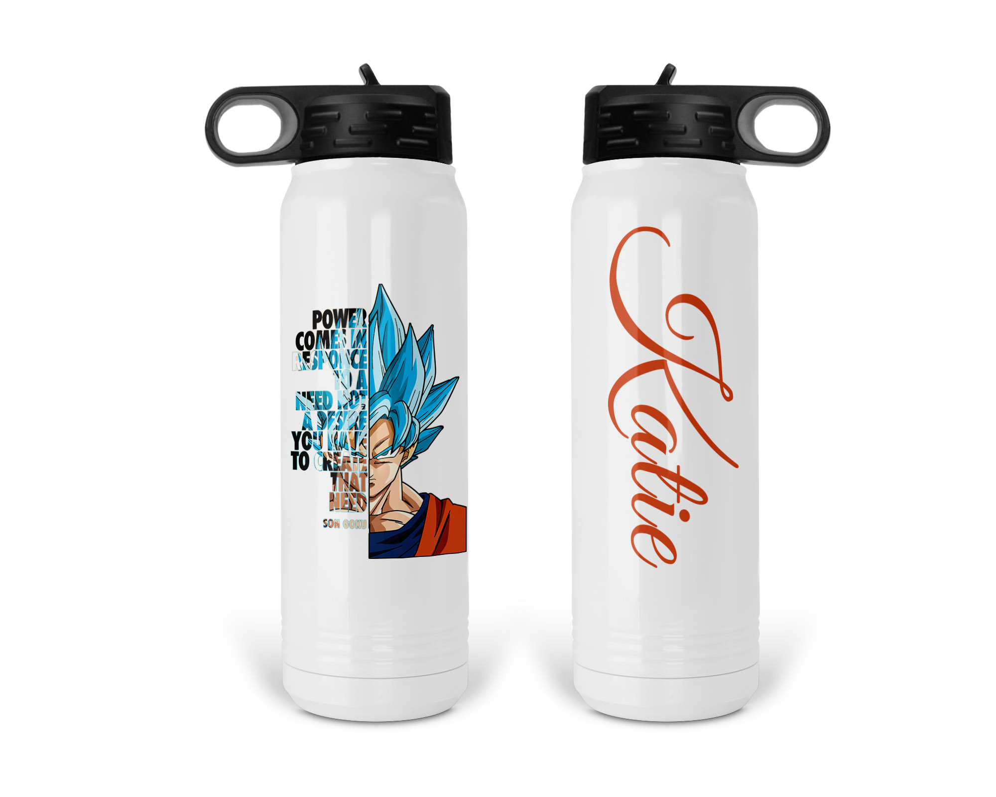 Custom Personalized 32 oz insulated water bottle Add Your Favorite Designs and name